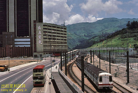 MTR train, гонконг, китай, 1983, hongkong, china