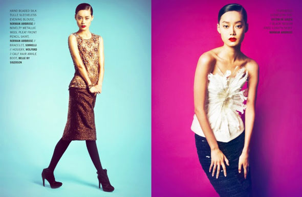 Lily Zhi, Kenton Magazine, китайские модели, Лили Чжи, китайские глянцевые журналы, новогодние фотосессии, китайские фотосессии